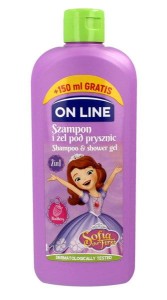 On Line Disney Sofia the First Szampon i żel pod prysznic 2w1 400 ml