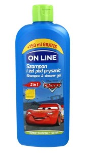 On Line Disney Cars Szampon i żel pod prysznic 2w1 400 ml
