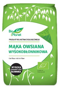 Bio Planet Mąka owsiana wysokobłonnikowa BIO 1 kg
