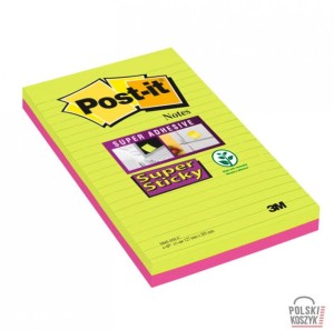 Bloczki samoprzylepne 3M POST-IT® 125x200 Mix 4x45 kartek Linia