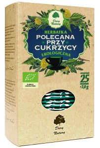Dary Natury Herbatka Polecana Przy Cukrzycy Bio (25 x 2 G) 50 g