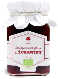 Dary Natury Konfitura z żurawiny BIO 180 g