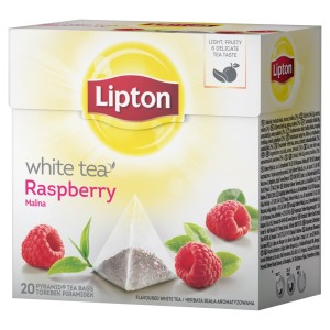 Lipton Malina Herbata biała 30 g (20 torebek)