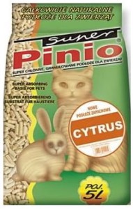 Super Pinio Cytryna żwirek drewniany 5 l