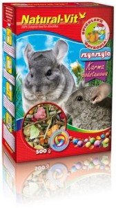 Natural-Vit Spichlerz Gryzonia - Szynszyla 500 g