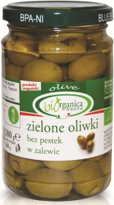 Biorganica Nuova Oliwki zielone bez pestek w zalewie BIO 280 g