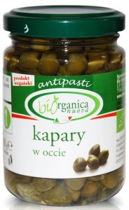 Biorganica Nuova Kapary Marynowane BIO 140 g
