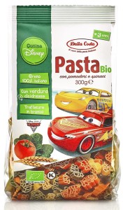 Dalla Costa Makaron trójkolorowy Disney Auta BIO 300 g