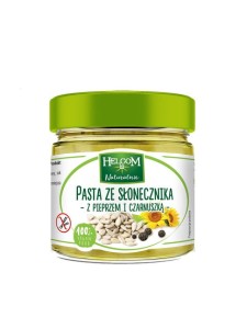 Helcom Pasta ze słonecznika z pieprzem i czarnuszką 180 g