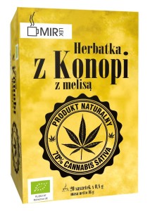 MirLek Herbatka z konopi z melisą 20 x 0,8 g
