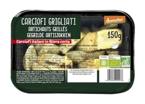 Bio Organica Italia Karczochy grillowane w zalewie tacka BIO 150 g