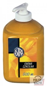 Farba szkolna żółta 0,5 l