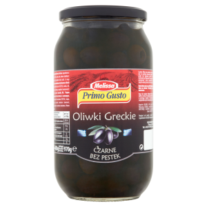 Primo Gusto Melissa Oliwki greckie czarne bez pestek 970 g