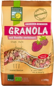 Bohlsener Granola Truskawkowo - Malinowa Bio 350 g