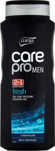 Luksja Care Pro Men 2in1 Fresh Żel pod prysznic z mentolem 500ml