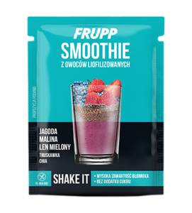 Smoothie Frupp jagoda, malina, len mielony 20 g