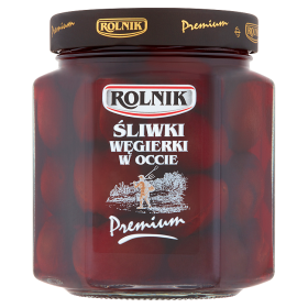 Rolnik Premium Śliwki węgierki w occie 540 g
