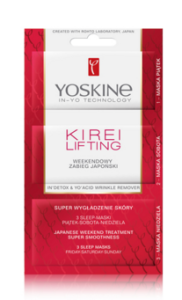 Yoskine Kirei Lifting Weekendowy Zabieg Japoński 4 ml + 4 ml + 5 ml