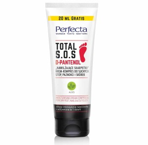 Dax Perfecta „Nawilżające skarpetki” krem-kompres do suchych stóp, paznokci i skórek 120 ml