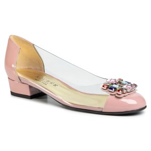 Półbuty AZURÉE - Babola 08EE Vernis Rosa/Motif Multi 01