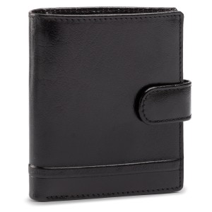 Duży Portfel Męski VALENTINI - 001-0152B-0116-01 Black