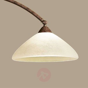 Lampa łukowa Samuele, rozpiętość 165cm, scavo-brąz