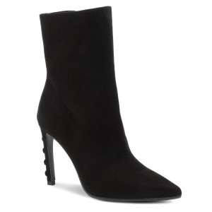 Botki BALDOWSKI - D02747-1451-001 Zamsz Czarny