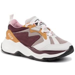 Sneakersy MSGM - Scarpa  Donna 2741MDS2086 704 20 Bordowy Kolorowy