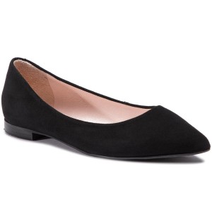 Baleriny EKSBUT - 29-5366-136-1G Czarny