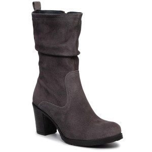 Botki BALDACCINI - 1094500 Szary Ciemny Welur