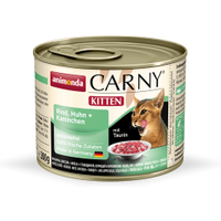 Animonda Carny Kitten wołowina, kurczak i królik 200g