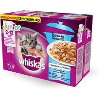 Whiskas Junior wybór dań rybnych w galaretce 12x85g