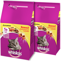 Whiskas Adult z kurczakiem i warzywami 2x14kg