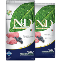 Farmina N&D GF Adult Cat Lamb & Blueberry 2x5kg