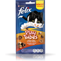 Felix Play Tubes kurczak i wątróbka 50g x 8