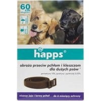 HAPPS Obroża przeciw pchłom i kleszczom dla dużych psów 60cm - Do każdego zamówienia dodaj prezent. Bez dodatkowych wymagań - tak łatwo jeszcze nie było!