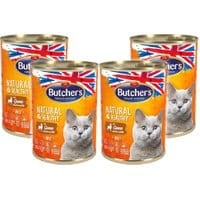 Butcher's Natural&Healthy Cat z dziczyzną kawałki w galarecie 400g x 4