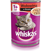 Whiskas z wołowiną w sosie 400g