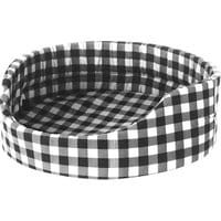 Chaba Legowisko Owalne Standard biała krata [rozmiar 6] 68 x 61 x 18cm - Do każdego zamówienia dodaj prezent. Bez dodatkowych wymagań - tak łatwo jeszcze nie było!