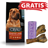 Farmina Cibau Adult Dog Sensitive Medium & Maxi Lamb 12kg + GRATIS