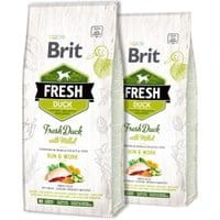 Brit Fresh Duck with Millet Active Run & Work 2x12kg