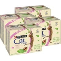 Cat Chow Adult jagnięcina z zieloną fasolą 85g x 40 (multipak x 4)