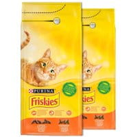 Friskies Adult z kurczakiem i warzywami 2x1,7kg