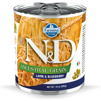 Farmina N&D Ancestral Grain Dog Lamb & Blueberry 285g