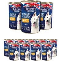 Butcher's Natural&Healthy Dog z kurczakiem i ryżem pasztet 1200g
