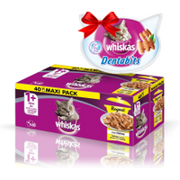 Whiskas Mega Pack wybór dań drobiowych w galaretce 40 x 100g