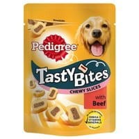 Pedigree Tasty Bites Chewy Slices 155g x 4