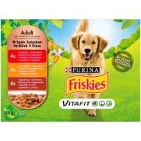 Friskies Adult z mięsem i warzywami w sosie 12x100g - Do każdego zamówienia dodaj prezent. Bez dodatkowych wymagań - tak łatwo jeszcze nie było!