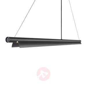 Podłużna lampa wisząca LED Space B czarna