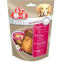 8in1 Fillets Pro Skin & Coat S - przekąska dla zdrowej skóry 80g x 2